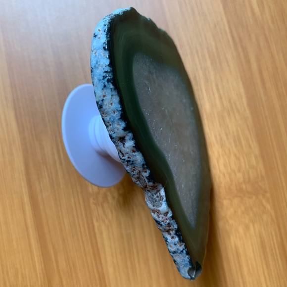 PopSocket Accessories - Agate phone stand handmade phone grip
